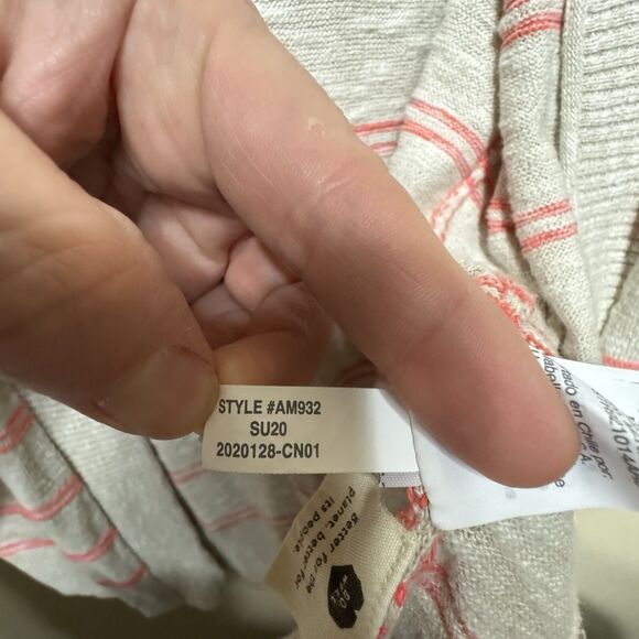 Madewell Bradley Open Front Cardigan Sweater Textured Stripes Women’s  Size S - Picture 8 of 8